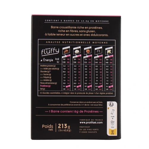 Protifast Barres Fluffy Riches en Protéines