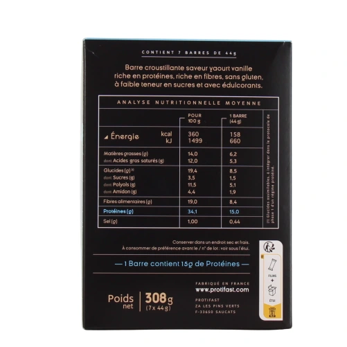 Protifast Barres Fluffy Riches en Protéines