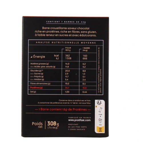 Protifast Barres Fluffy Riches en Protéines