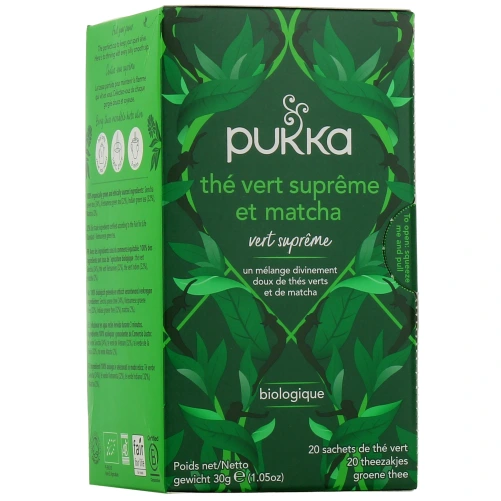 Pukka Thé Vert Matcha Suprême Bio