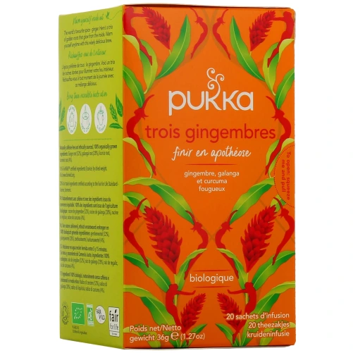 Pukka Tisane Trois Gingembres Bio