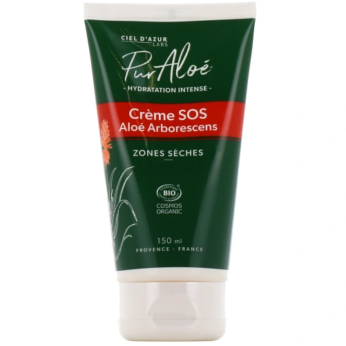 Pur'Aloé Crème SOS Aloé Arborescens Bio