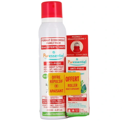 Puressentiel Anti-Pique Spray Répulsif + Apaisant