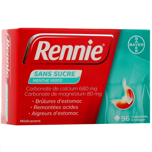 Rennie - Remontées acides et brûlures d'estomac