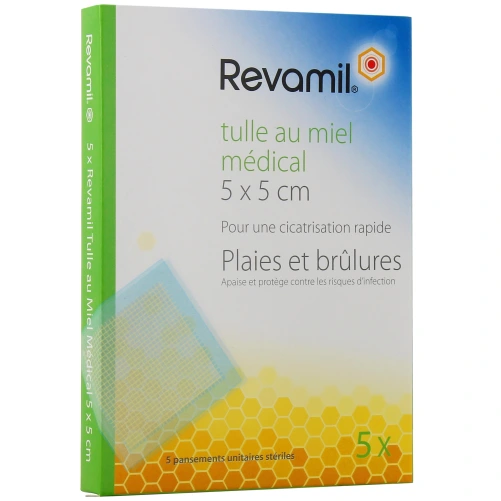 Revamil Tulle au Miel Médical
