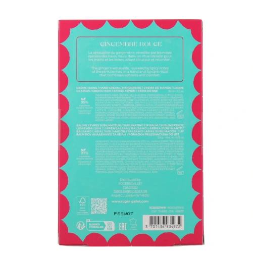 Roger et Gallet Coffret Baume Lèvres et Crème Mains