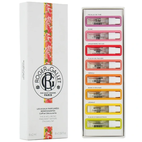 Roger et Gallet Coffret Découverte 8 Eaux Parfumées Bienfaisantes