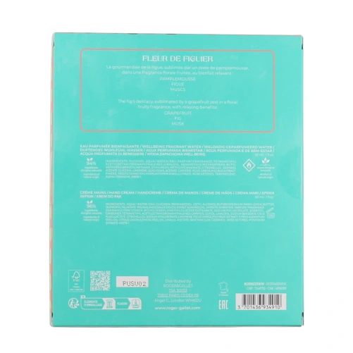 Roger et Gallet Coffret Eau Parfumée Bienfaisante et Crème Mains