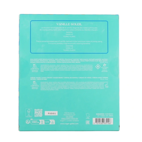 Roger et Gallet Coffret Eau Parfumée Bienfaisante et Crème Mains