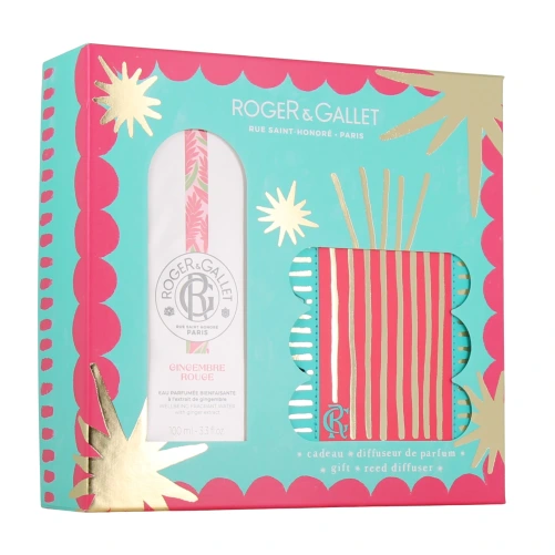 Roger et Gallet Coffret Eau Parfumée Bienfaisante et Diffuseur de Parfum