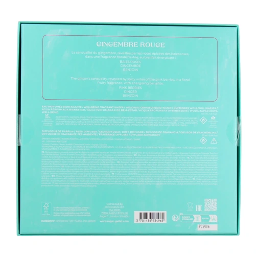 Roger et Gallet Coffret Eau Parfumée Bienfaisante et Diffuseur de Parfum