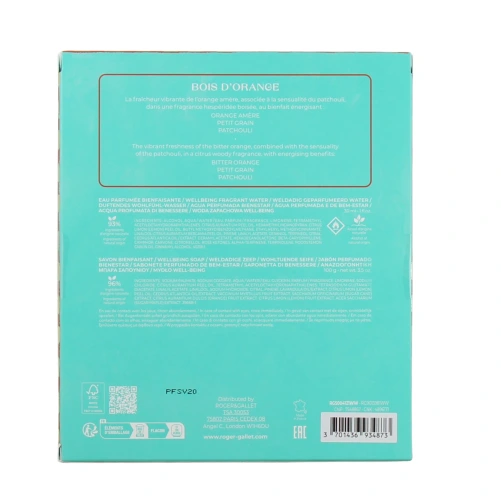 Roger et Gallet Coffret Eau Parfumée et Savon Bienfaisants