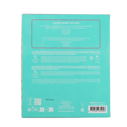 Roger et Gallet Coffret Eau Parfumée et Savon Bienfaisants