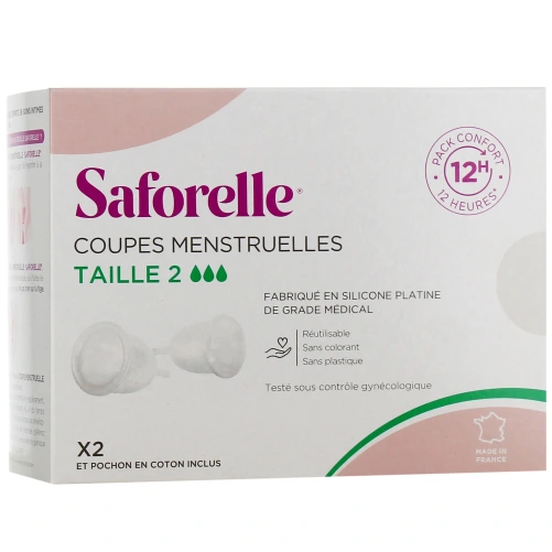 Saforelle Cup Protect Coupe Menstruelle x2