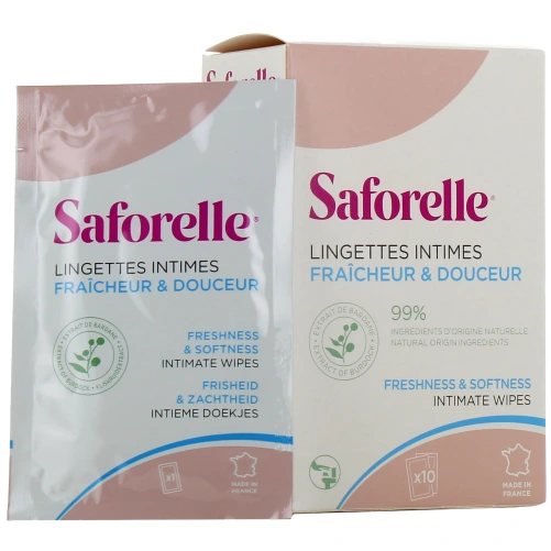Saforelle Lingettes Intimes