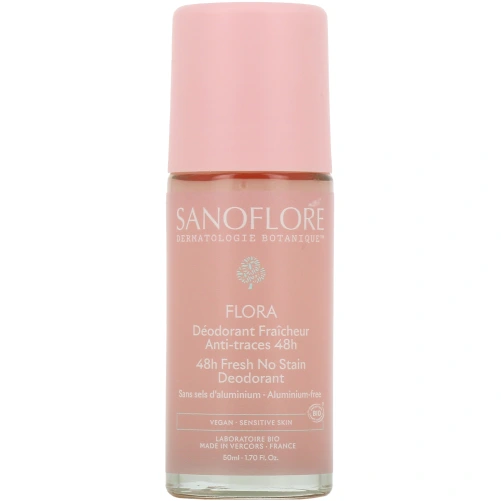 Sanoflore Déodorant Fraicheur Bio Anti-traces 48h Flora