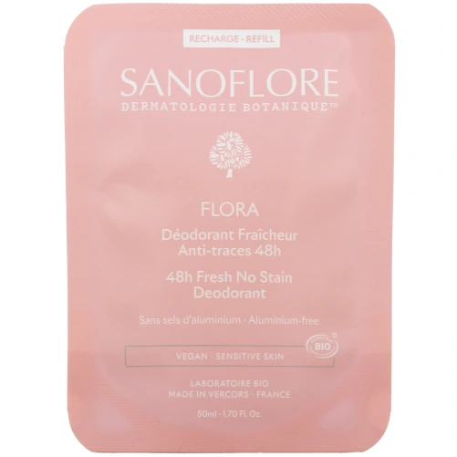 Sanoflore Déodorant Fraicheur Bio Anti-traces 48h Flora