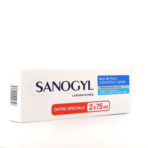 Sanogyl Bi-fluor Dentifrice Prévention caries