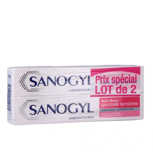 Sanogyl Dentifrice Soin Rose Gencives Sensibles