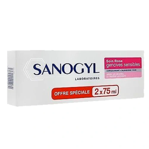 Sanogyl Dentifrice Soin Rose Gencives Sensibles
