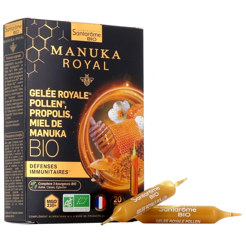 Santarome Bio Gelée Royale Pollen Propolis Miel de Manuka