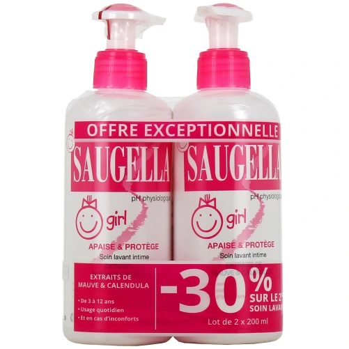 Saugella Girl émulsion lavante Hygiène Intime
