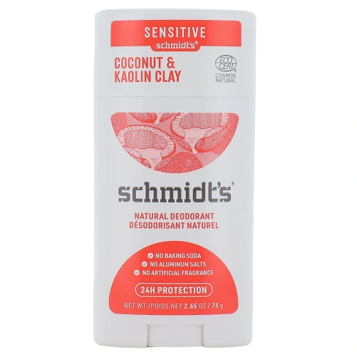 Schmidt's Déodorant Stick Peau Sensible