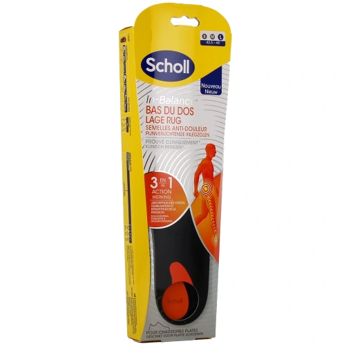 Scholl Semelles Anti-Douleur Bas du Dos