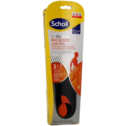 Scholl Semelles Anti-Douleur Bas du Dos