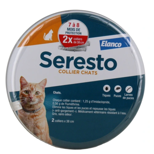 Seresto Collier Anti-puces et tiques pour chat