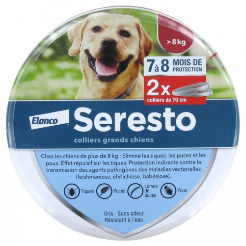 Seresto Collier pour Chien Anti-puces et Tiques