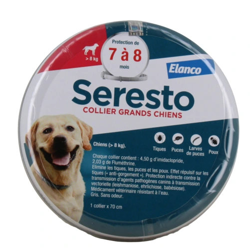 Seresto Collier pour Chien Anti-puces et Tiques