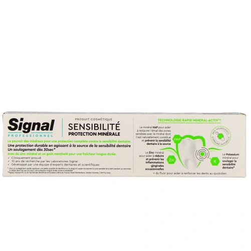 Signal Dentifrice Sensibilité Protection Minérale