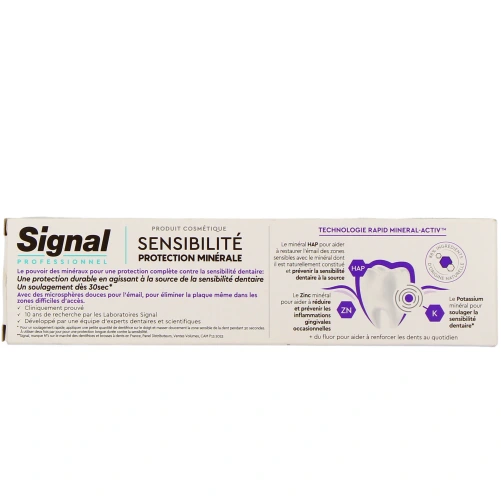 Signal Dentifrice Sensibilité Protection Minérale