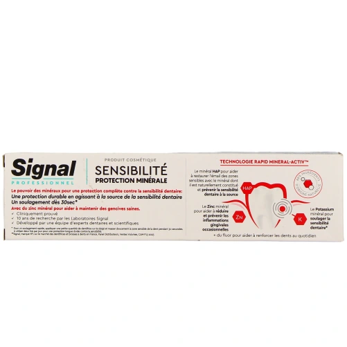 Signal Dentifrice Sensibilité Protection Minérale