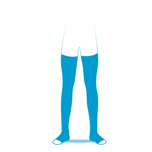 Sigvaris Dynaven Homme Fin Bas Auto-fixants Pieds Ouverts Classe 2