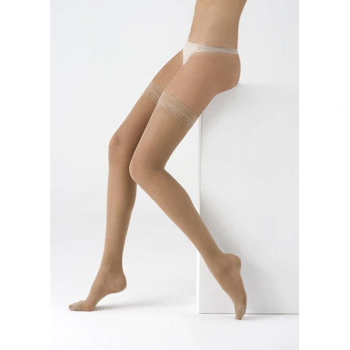 Sigvaris Dynaven Transparent Bas Auto-Fixants Classe 2