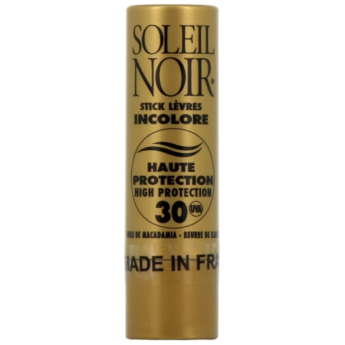 Soleil Noir Stick Lèvres Incolore SPF30