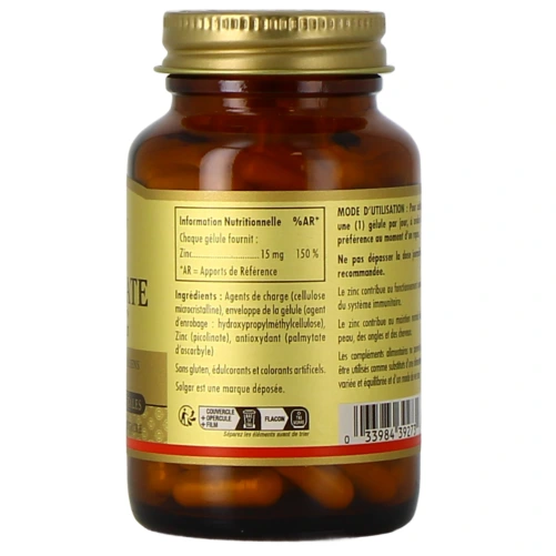 Solgar Zinc Picolinate