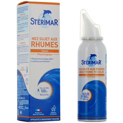 Stérimar Cuivre Nez Sujet Aux Rhumes