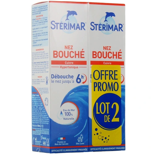 Stérimar Nez Bouché Cuivre Hypertonique
