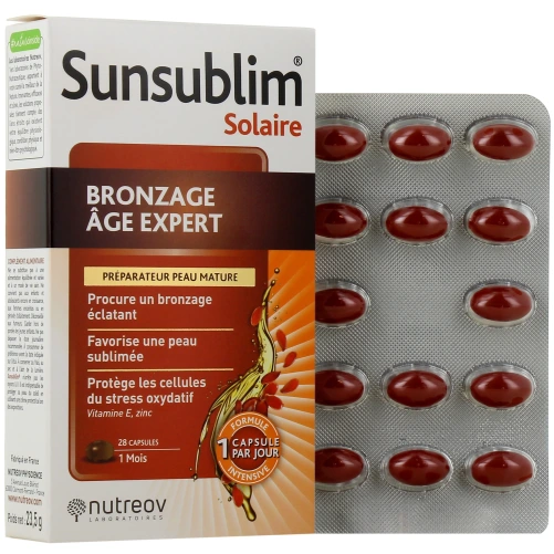 Sunsublim Solaire Bronzage Âge Expert