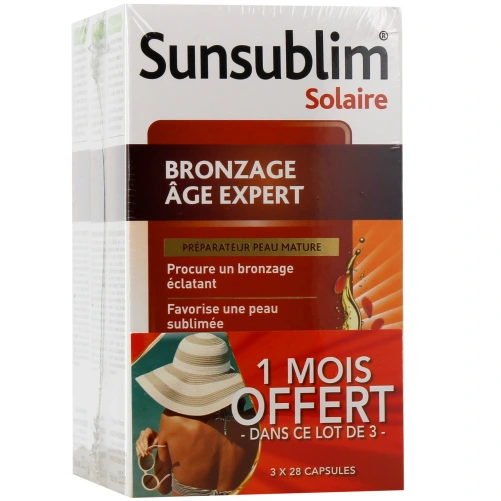 Sunsublim Solaire Bronzage Âge Expert