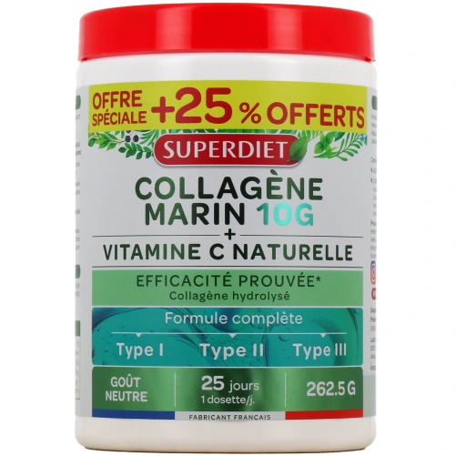 Super Diet Collagène Marin + Vitamine C Naturelle