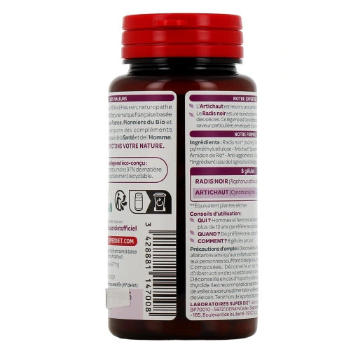 Super Diet Radis Noir Artichaut Bio