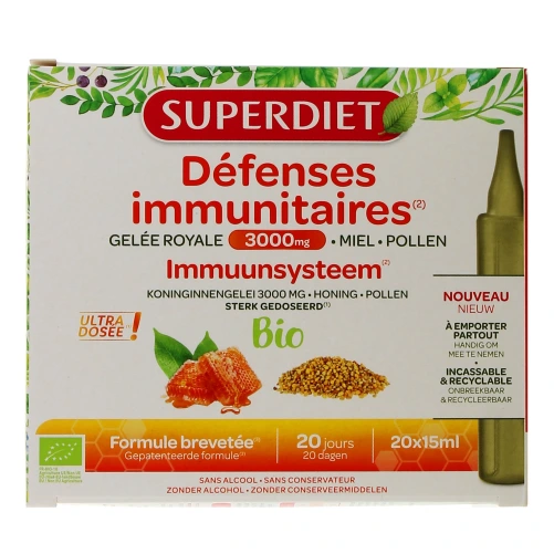 Superdiet Gelée Royale Bio 3000 mg