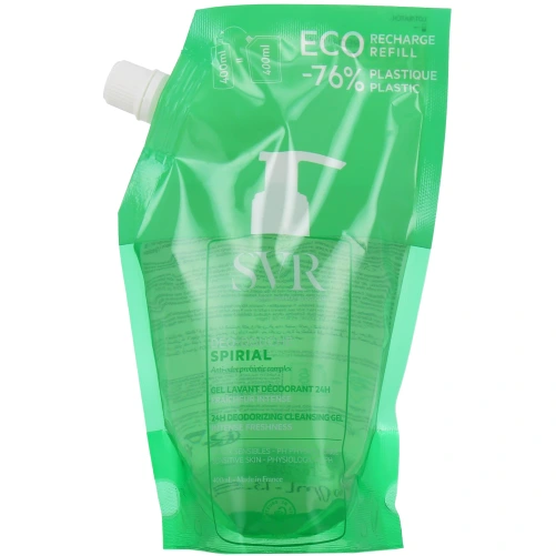 SVR Spirial Déo douche Gel lavant déodorant