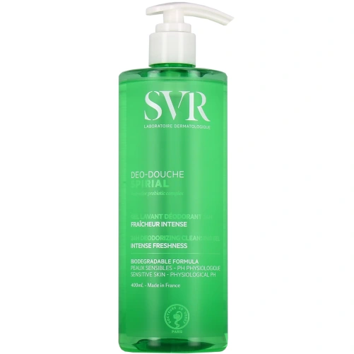 SVR Spirial Déo douche Gel lavant déodorant