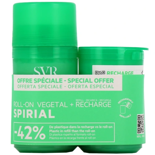 SVR Spirial Végétal Déodorant 24h Roll-On
