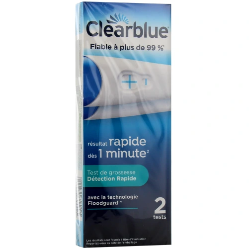 Test de grossesse détection rapide Clearblue